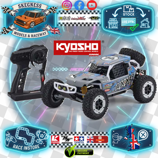 Kyosho - EZ Series Axxe 2.0 1/10 Buggy Readyset  - BLUE- K.34406T2B (Type.1) (Needs battery & charger)
