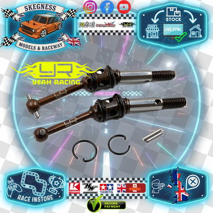 Yeah Racing - Spring Steel double cardan CV Drive joint shaft set for Tamiya M03/M04/M05/M06 Ver.2/MB01  -  TAMC-016