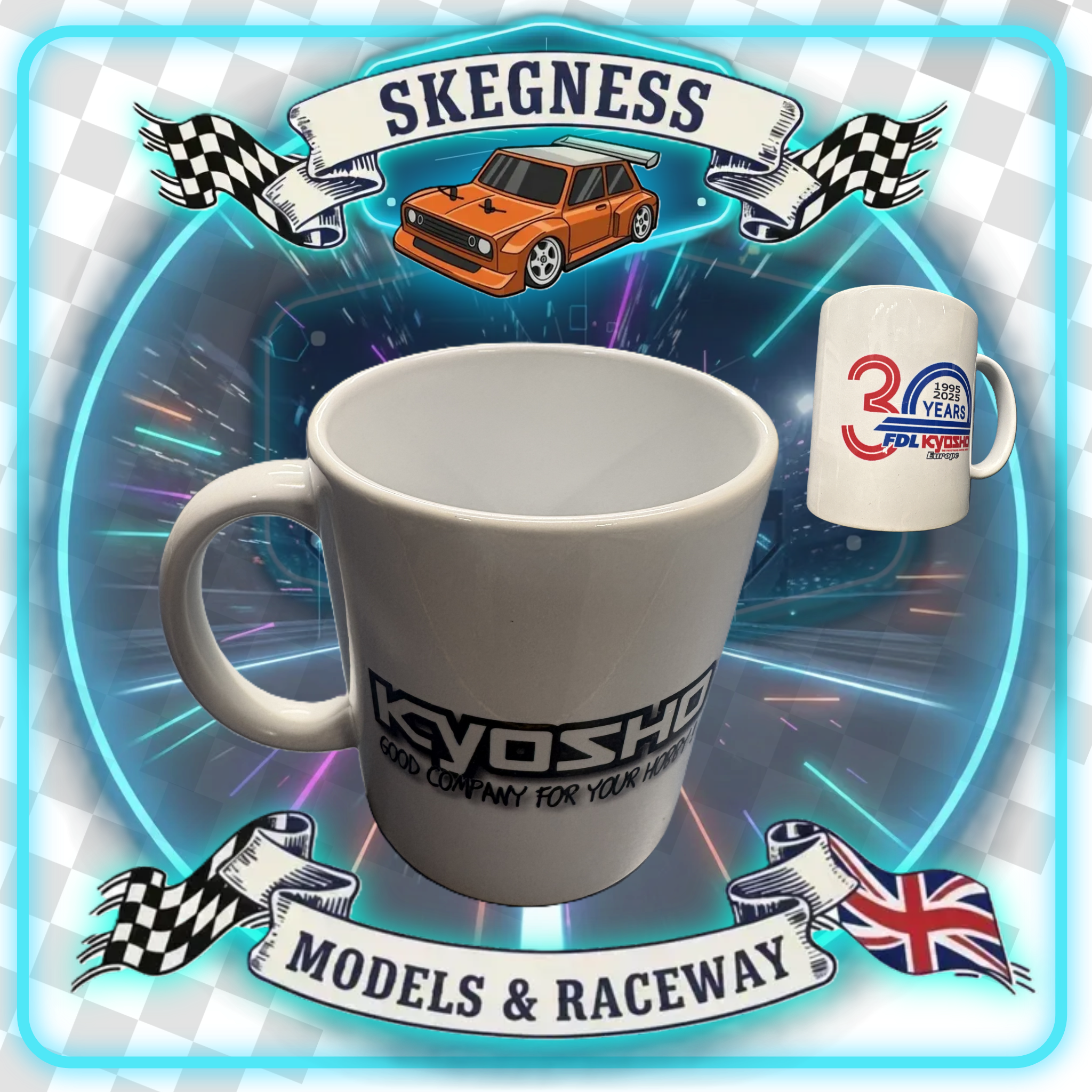 Kyosho - 30 Years of Kyosho Europe Mug - White - K.88030MUG
