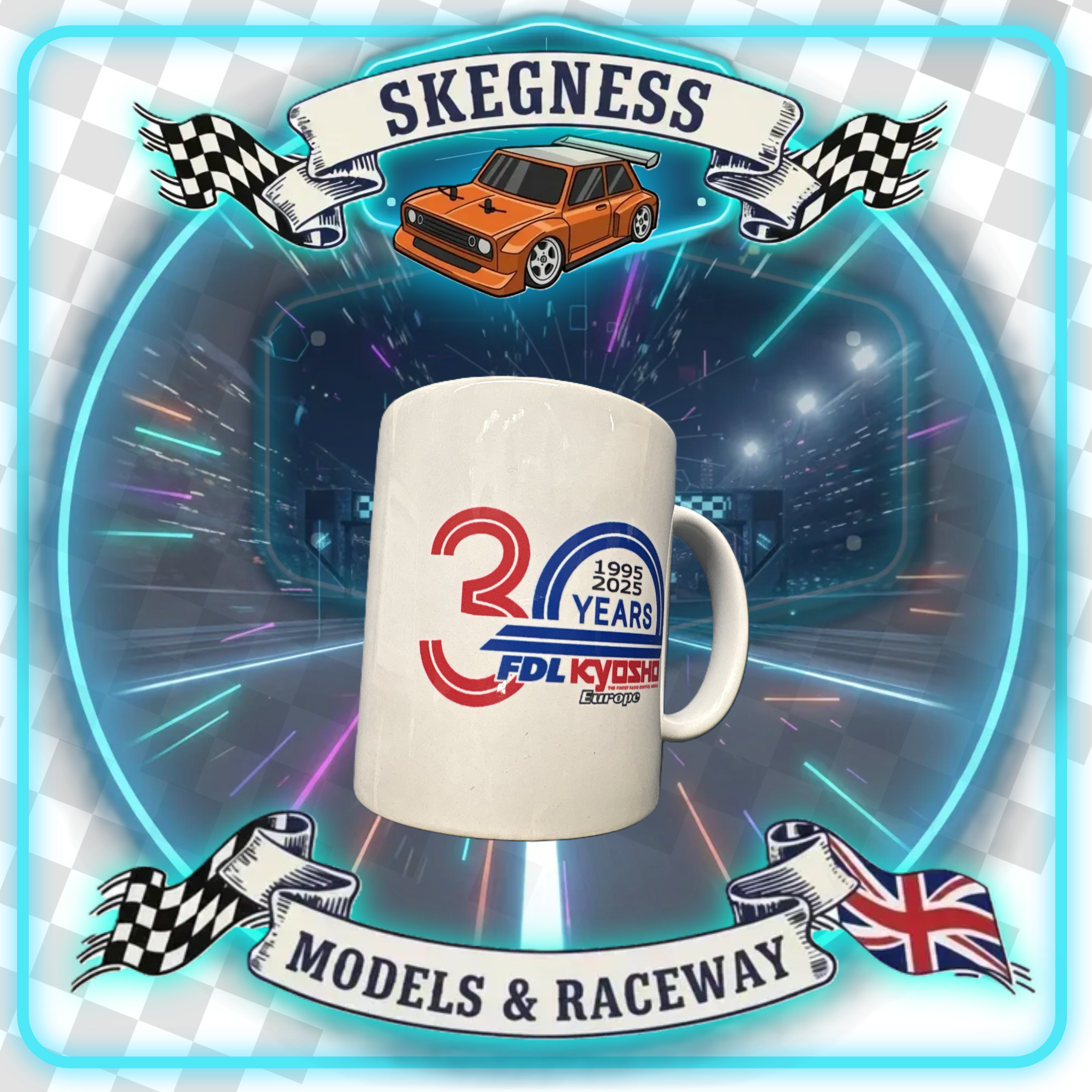 Kyosho - 30 Years of Kyosho Europe Mug - White - K.88030MUG