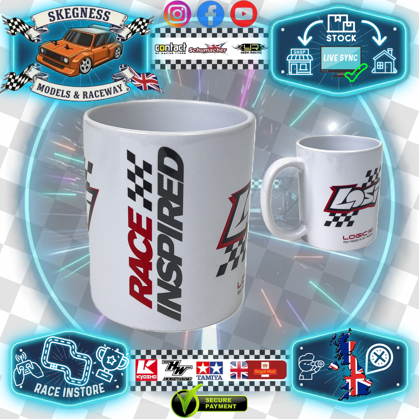 Losi RC - Logic RC Mug Cup White - U-LG-LOS-MUG1