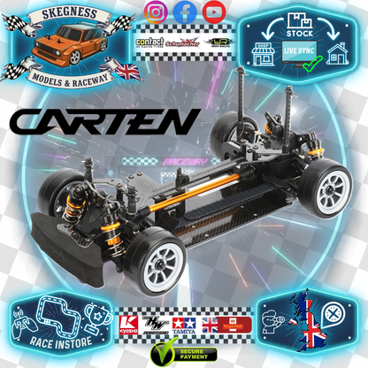 Carten - M210R 1/10 Racing Grade Carbon Fibre M-CHASSIS (210mm Mini wheelbase) KIT Form - (Requires all electrics, & body etc)