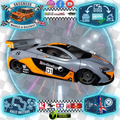 Blitz - 1/12 GT12 Clear Body - Titan P1 Sports Car (WB 201mm - Width R170/F168mm) - 60909-07