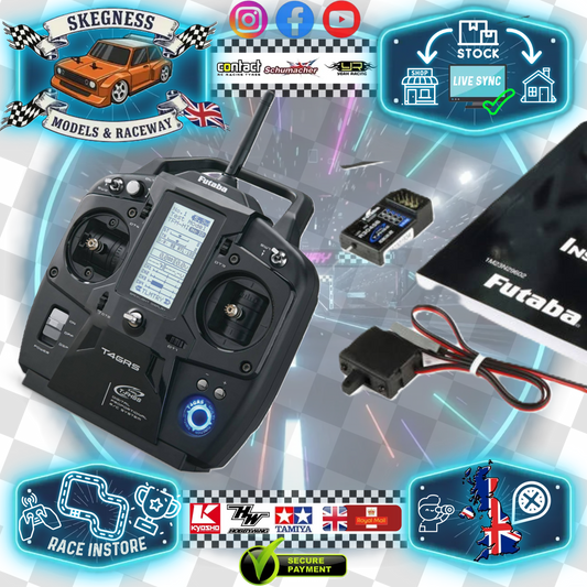 Futaba - T4GRS 4-Channel Surface Vehicle 2.4ghz Radio with R304SB Receiver - FUT05003095-3