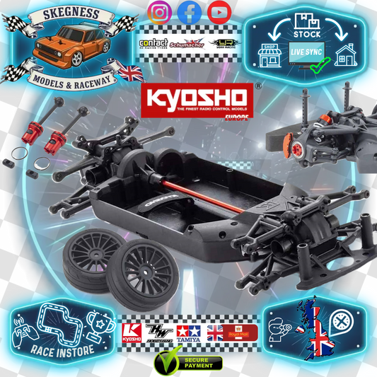 Kyosho - Fazer FZ02 (40% Assembled Kit Form) 1/10 4wd RC Car - Finish building yourself - Needs all electrics & body...