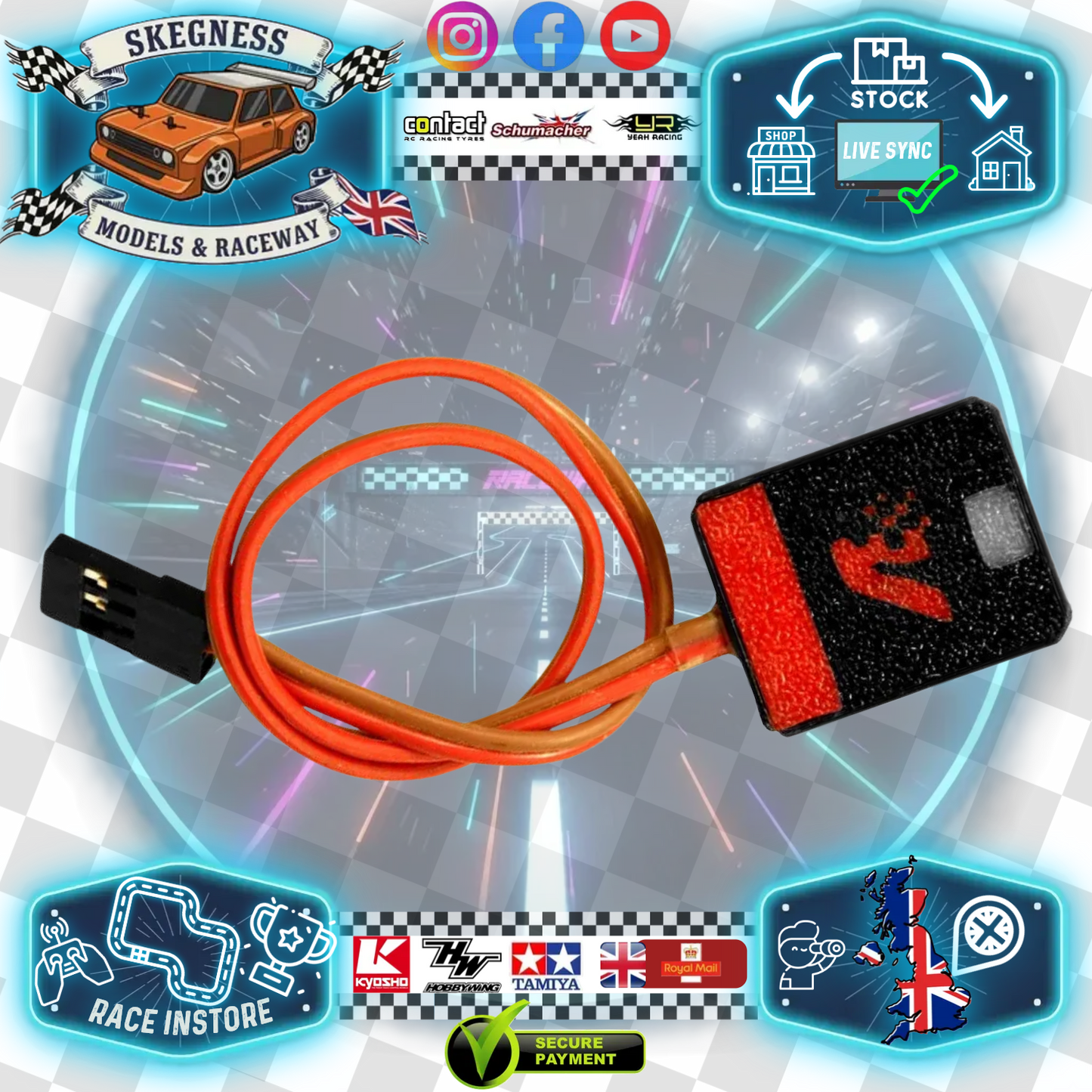 Vostok - Transponder (Vostok system only) For Frosty Models - Skegness Models & Raceway