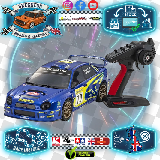 Kyosho - Fazer FZ02 Subaru Impreza WRC 2002 1/10 4wd RC Car - Readyset - (Needs Battery & Charger to complete) K.34481T1