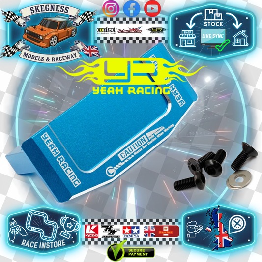 Yeah Racing - Aluminum Servo Mount For Tamiya TT01 TT01E TT01D Blue - TATT-058BU