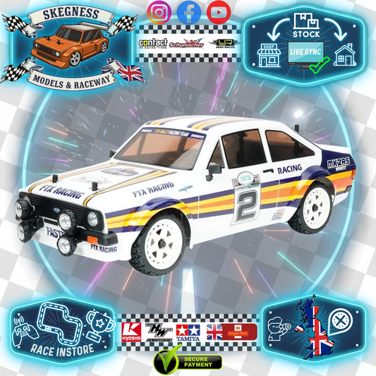 FTX - MK2RS 1/10 BRUSHLESS 4WD RALLY CAR RTR - WHITE - FTX5470W (Need Battery & Charger)