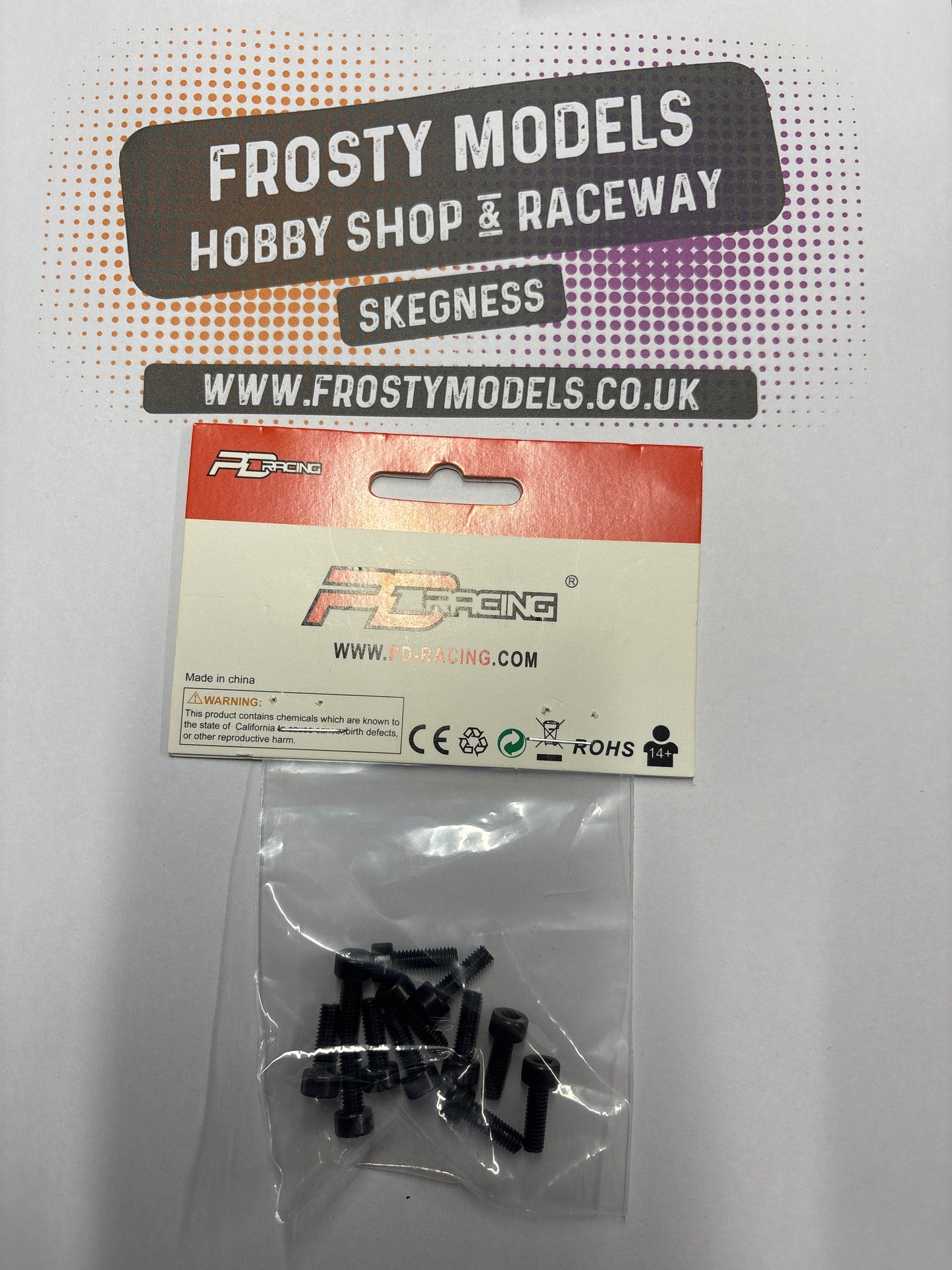 PD RACING SPARES - 1/10TH TK10 & TR10 - Hex Screw HM4*12   12PCS