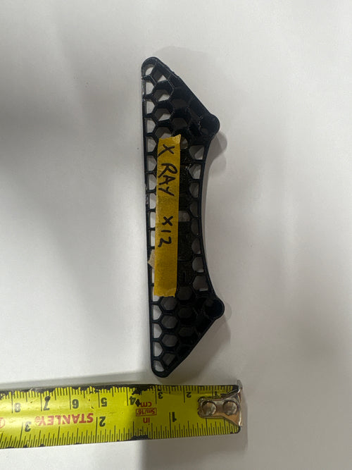 3D printed flexi bumper - Xray x12 LMP - 1cm Thick tamper to 1mm x 11.5cm Wide x 2.5cm Deep
