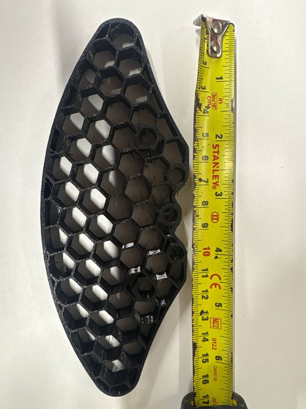 3D printed flexi bumper - Carten / Louise T410 - 1cm Thick x 16cm Wide x 6cm deep (Medium wide) low profile Touring Car Light Weight
