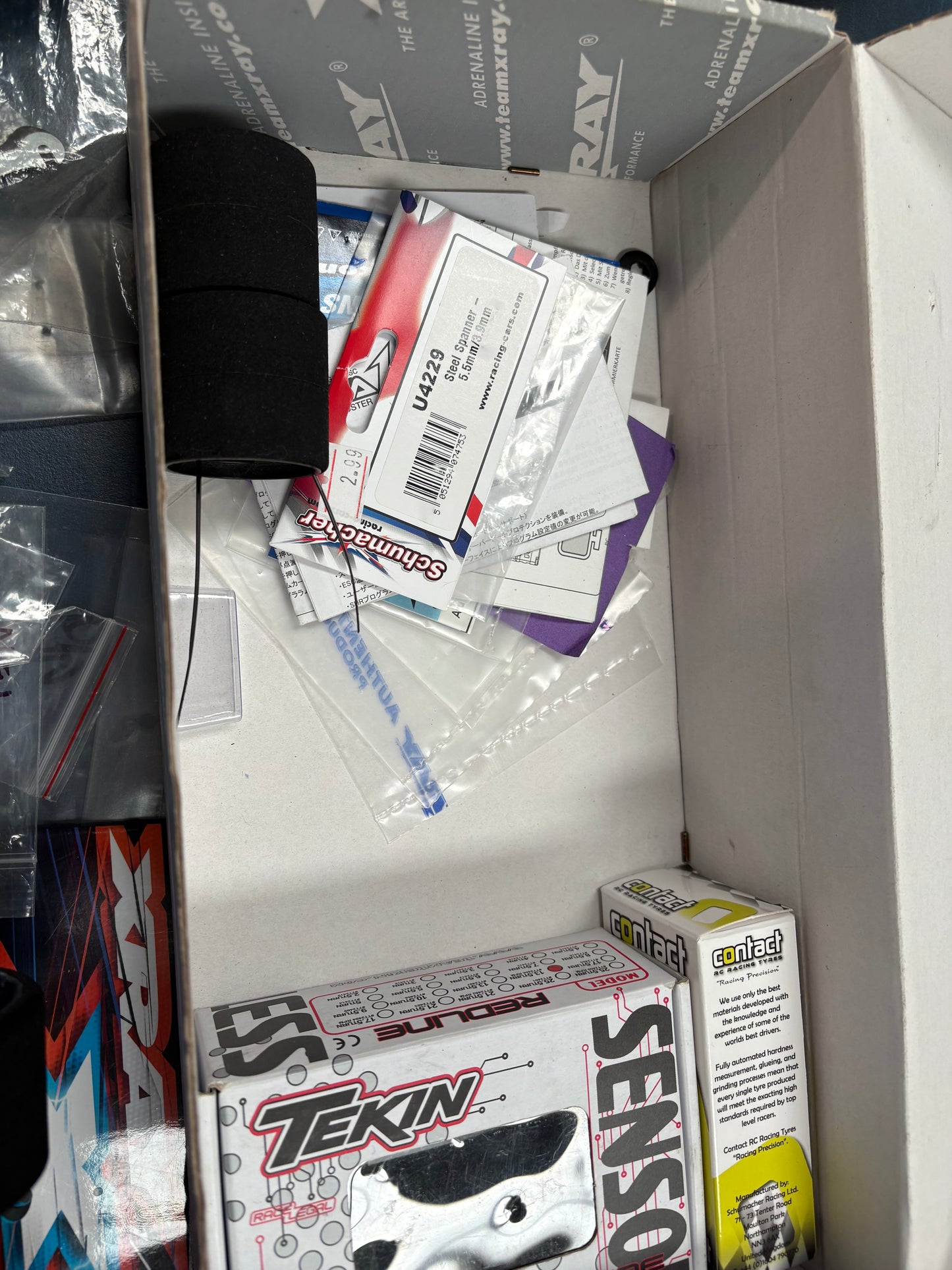 Used - Xray X12 2017 - With 1S ESC, 13.5T Motor, Micro Servo, LMGT3 Body & Spares