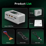 GensAce - Lipo LiHV RC Battery Charger iMars D300 PLUS Dual Channel (UK) White - GEA300WPLUS-WUK
