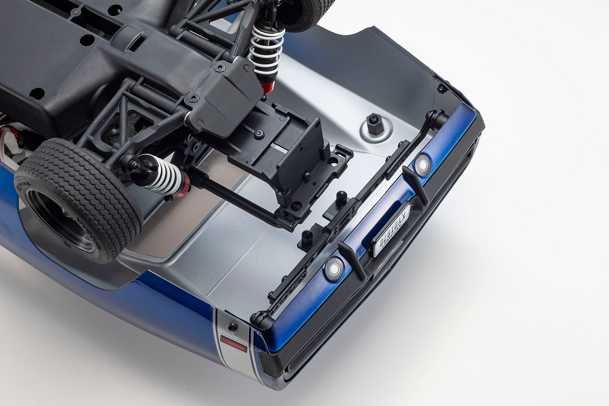KYOSHO - RC Car Fazer FZ02 (L) Dodge Charger 1970 Blue 1/10 RTR Readyset - K.34475T1B (Just add Battery & Charger) Ultra Scale Body - Clip-less Body (optional flip lights available)