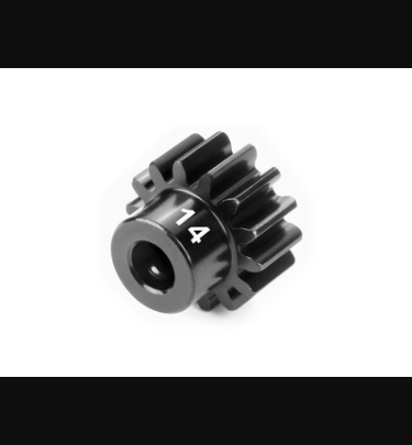 HUDY - Hudy Gears PINION GEAR - HARD STEEL - 14T (MODULE 1) - DY294314