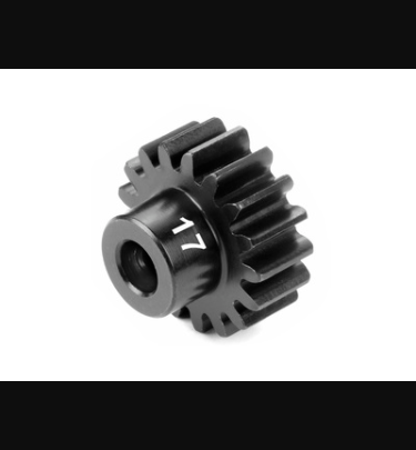 HUDY - Hudy Gears PINION GEAR - HARD STEEL - 17T (MODULE 1) - DY294317