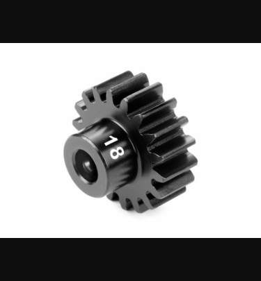 HUDY - Hudy Gears PINION GEAR - HARD STEEL - 18T (MODULE 1) - DY294318