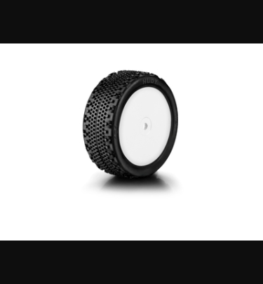 HUDY - Hudy Wheels And Tyres 1/10 OFF-ROAD PRE-GLUED TIRE 4WD FRONT ASTRO - 101A - MEDIUM (2) - DY854201-M