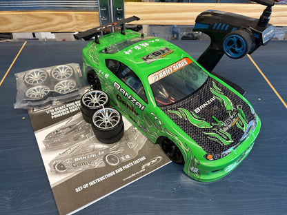 FTX - Used - Banzai Drift Car 1/10 4WD RTR - As new, with new wheels and tyres (just needs battery and charger)