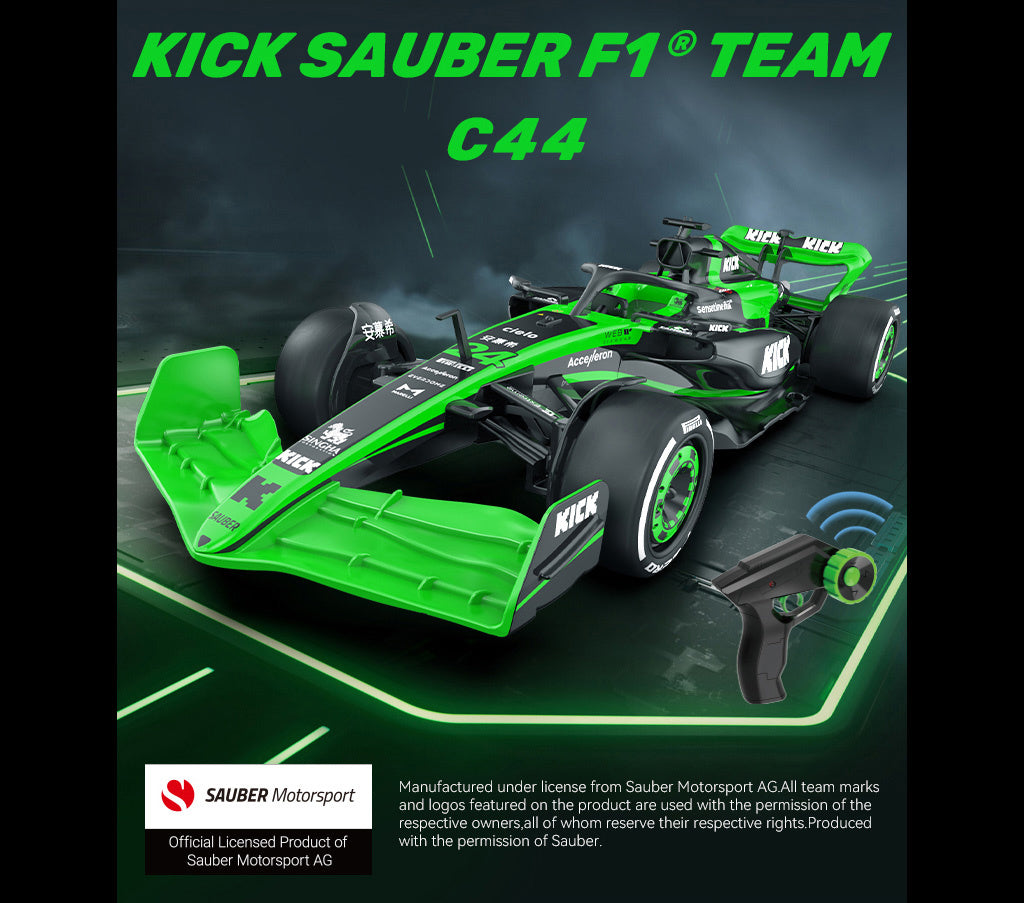 DOUBLE E - 1/16 RC KICK Sauber F1 Team C44 Race Car - 100% Ready to Run