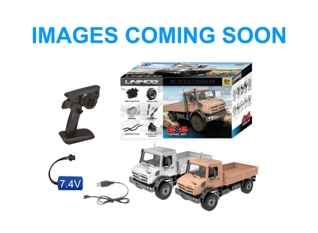 DOUBLE E - 1/14 RC Mercedes-Benz Unimog Crawler Pro (Brown) - 100% Ready to Run - E821-003