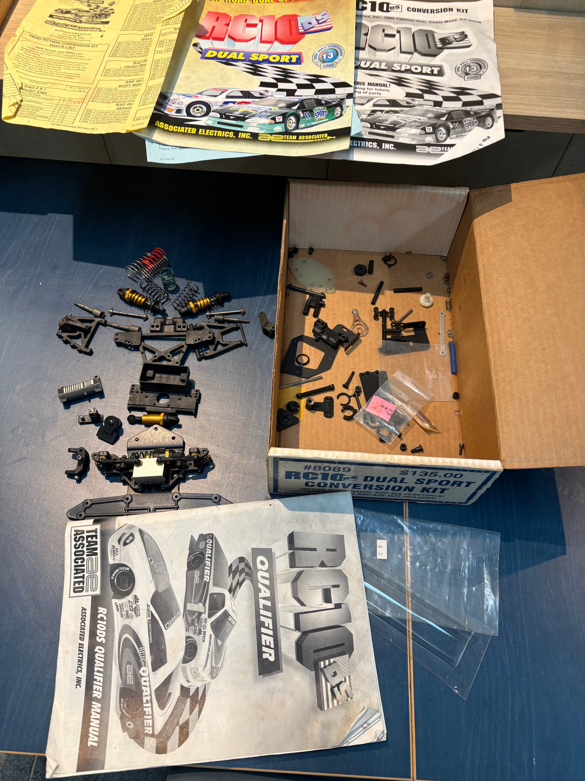 Used - Vintage Team Associated RC10DS Dual Sport Conversion Kit - spares or repairs