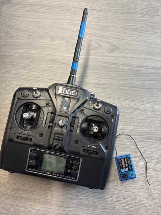 APPROVED USED - CODE CORE RC 2.4Ghz 3CH DIGITAL Screened PRO RADIO & RECEIVER