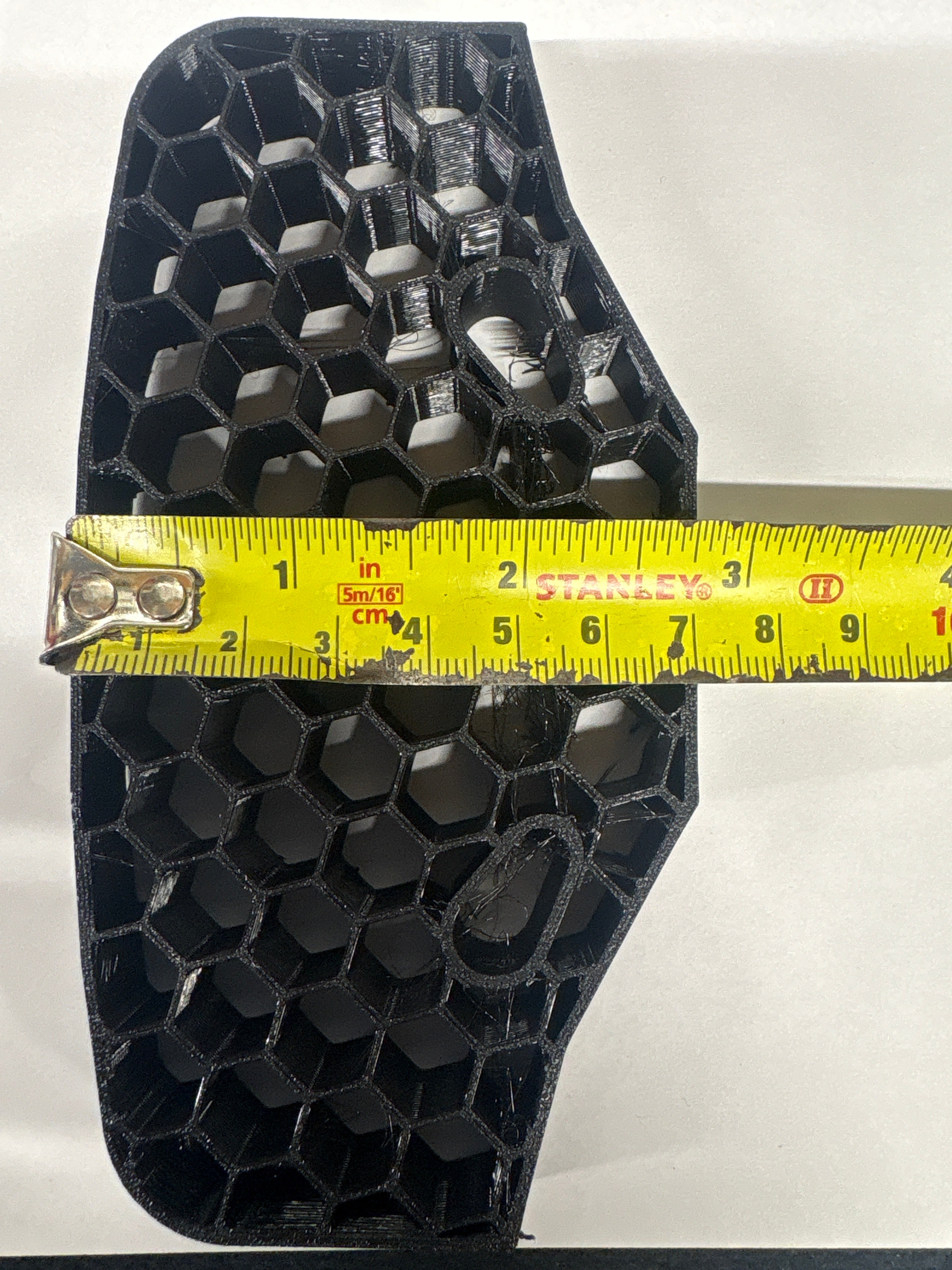 3D printed flexi bumper - Tamiya TT01E / TT02 - 14mm Thick x 16cm Wide x 7cm deep (XL Square - same as Euro truck Man body)