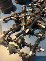 Used - Job load of 1/18 Rock Crawler Axles & Wheels