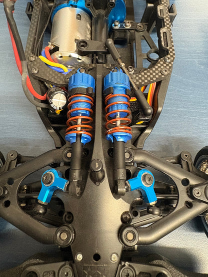 Tamiya - 58681 (Nearly New) RC Formula E Gen2 1/10 4wd Car TC01 (with upgrades and unpainted body - Brushless 10.5T Motor & M-tronics ESC Included)