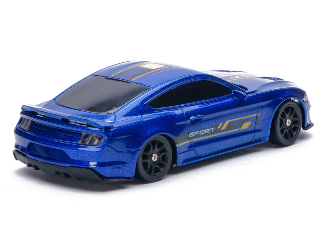 E-ZEE RC - Micro RC Car 1/43 LIGHTING MUSCLE 4WD DRIFT CAR WITH GYRO - BLUE - EZ-8500EBL