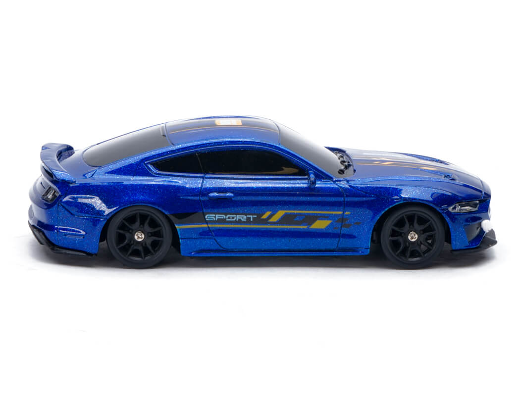 E-ZEE RC - Micro RC Car 1/43 LIGHTING MUSCLE 4WD DRIFT CAR WITH GYRO - BLUE - EZ-8500EBL