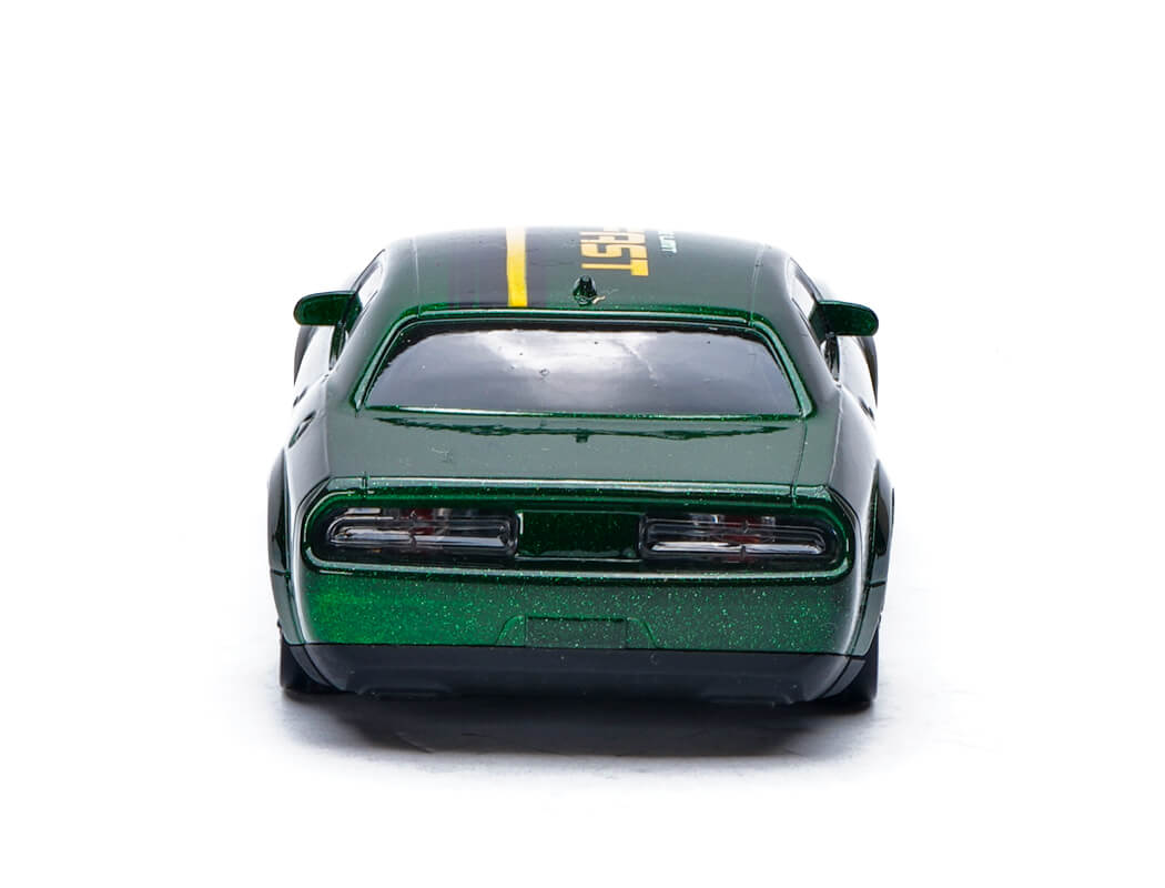 E-ZEE RC - Micro RC Car 1/43 LIGHTING STINGER 4WD DRIFT CAR WITH GYRO - GREEN - EZ-8501EGN