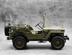 E-ZEE - RC 1/10 4WD RC WILLYS JEEP WITH LED LIGHTS - (Lipo Battery & Charger Included) -