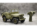 E-ZEE - RC 1/10 4WD RC WILLYS JEEP WITH LED LIGHTS - (Lipo Battery & Charger Included) -