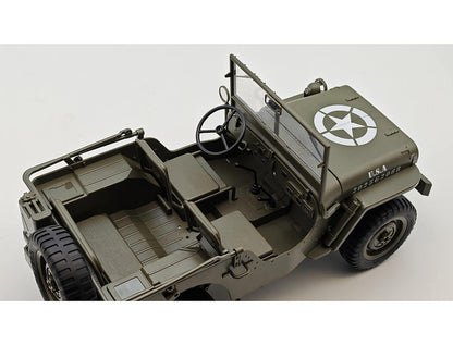 E-ZEE - RC 1/10 4WD RC WILLYS JEEP WITH LED LIGHTS - (Lipo Battery & Charger Included) -
