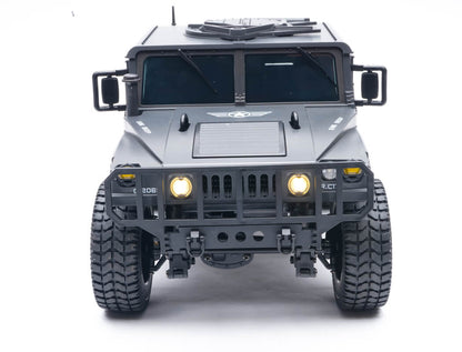 E-ZEE - RC 1/16 4WD RC HUMMER MILITARY TRUCK - BLACK - (Lipo Battery & Charger Included) - EZ-G2069BK
