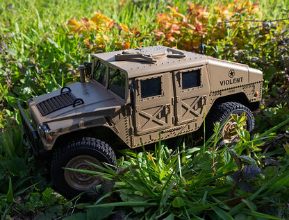 E-ZEE - RC 1/16 4WD RC HUMMER MILITARY TRUCK - DESERT SAND - (Lipo Battery & Charger Included) - EZ-G2069DS