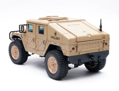 E-ZEE - RC 1/16 4WD RC HUMMER MILITARY TRUCK - DESERT SAND - (Lipo Battery & Charger Included) - EZ-G2069DS