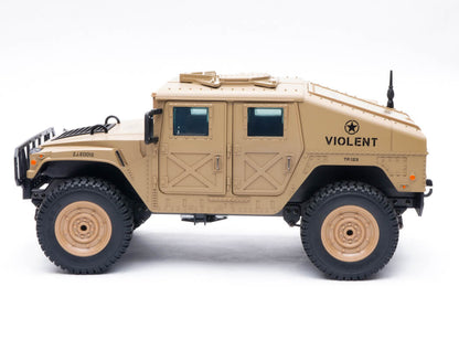 E-ZEE - RC 1/16 4WD RC HUMMER MILITARY TRUCK - DESERT SAND - (Lipo Battery & Charger Included) - EZ-G2069DS