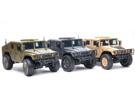 E-ZEE RC - 1/16 4WD RC HUMMER MILITARY TRUCK RTR - GREEN - EZ-G2069GN (Battery & Charger Included)