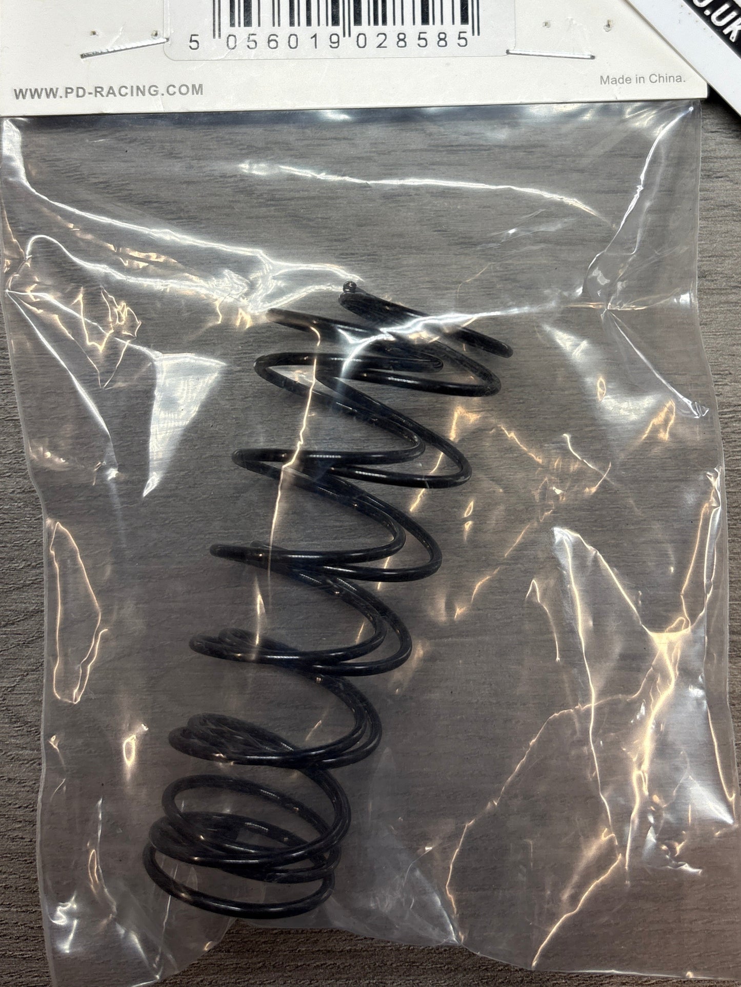 PD RACING SPARES - 1/10TH TK10 & TR10 - Rear Shock Spring Spring 2PCS - PD861-061B