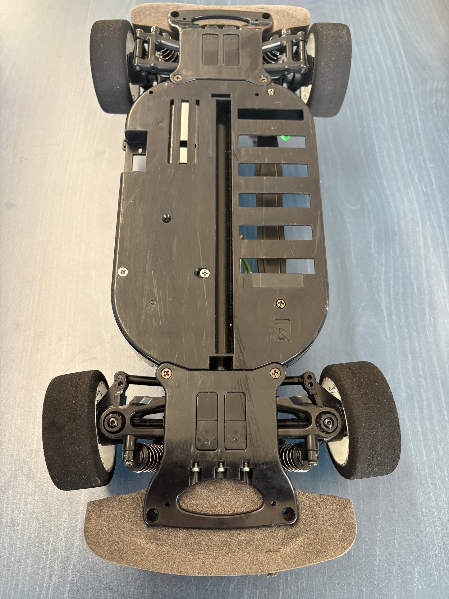 Used - Tamiya TT01E Audi R8 1/10 RC Car - with ESC, Motor, Bearings, Alloy Prop, Digital Servo (needs Radio, Battery & Charger)