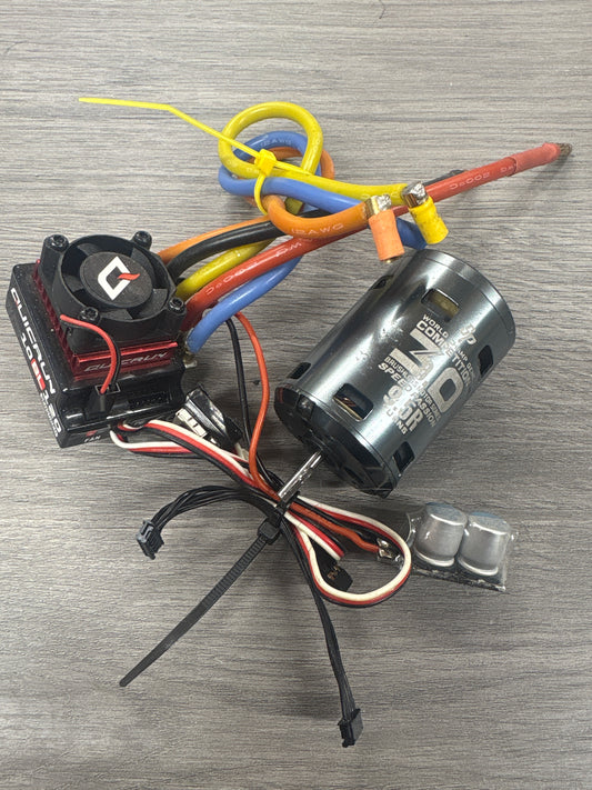 (#2) Tested/Used - Hobbywing Quicrun 10BL120 ESC 120Amp Brushless & Speed Passion Comp 3.0 9.5T Combo (ideal for 1/10 Buggies)