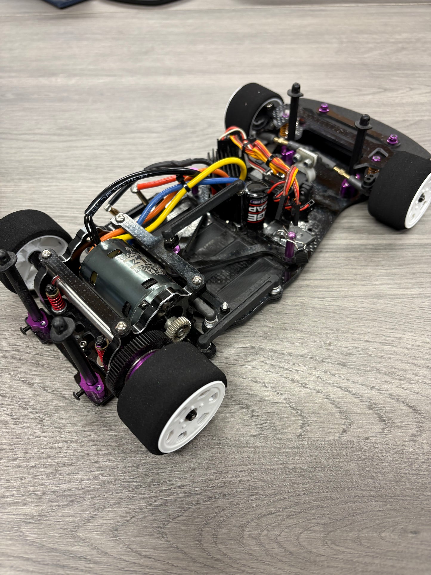 Schumacher Supastox GT12 1/12 RC Car - fully refurbished (13.5T Brushless system, micro servo, new body & tyres - just add an 1S Lipo, radio and charger to complete)