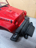 Used - 1/10 RC Rock Crawler hardbody Jeep Rubincon Body With parts - not complete