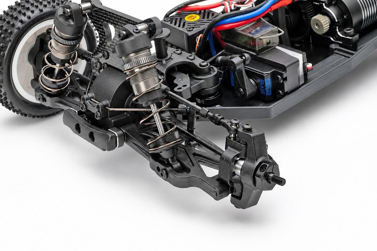 FTX B4X 4WD 1/10 Buggy RTR Brushless - FTX5467YB - Yellow/Silver (Requires battery & charger to complete)