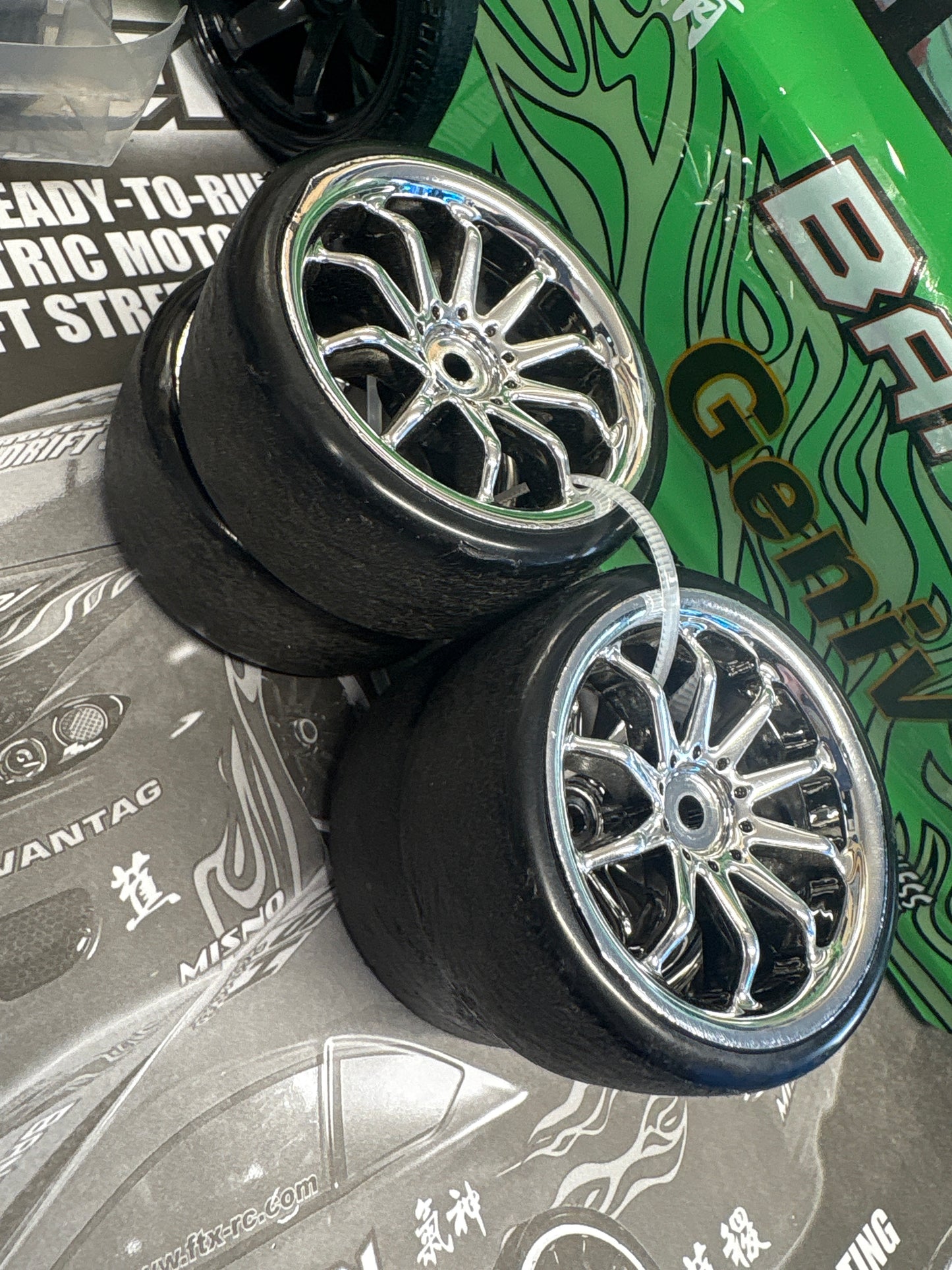 FTX - Used - Banzai Drift Car 1/10 4WD RTR - As new, with new wheels and tyres (just needs battery and charger)