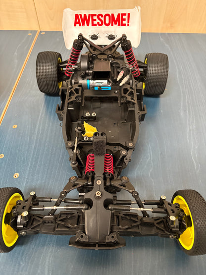 Ex-Demo Used - TAMIYA 58697  - RC ASTUTE 2022 (TD2) - 1/10 Pro RC 2WD BUGGY (Comes with Motor & Spares - Needs Radio, Servo, Battery, Charger & ESC) fitted with nearly new carpet tires.